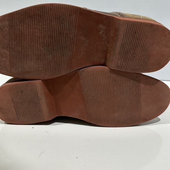 1901 Nordstrom Shoes Saddle Up Men 10.5 Leather Suede Oxford  M23109 Brown Tan main image 9